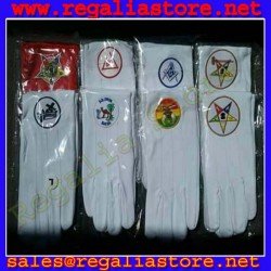 masonic Gloves working 
