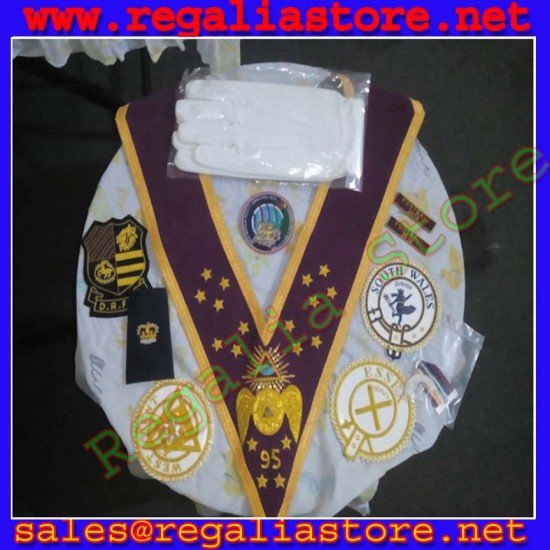 Masonic Apron and Collar Masonic Apron and Collar
